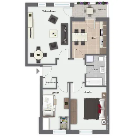 公寓 Fritz-reuter-weg 20 5 博尔滕哈根